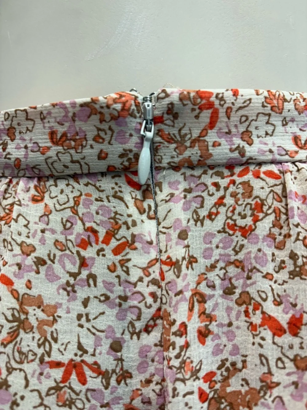 Free People Zuma Drippy Floral Handkerchief Ruffle Midi Skirt Size 6 Boho Prarie